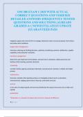 OM 300 EXAM 1 2025 WITH ACTUAL  CORRECT QUESTIONS AND VERIFIED  DETAILED ANSWERS &vert;FREQUENTLY TESTED  QUESTIONS AND SOLUTIONS &vert;ALREADY  GRADED A&plus;&vert; NEWEST&excl;&excl;&vert;LATEST UPDATE  &vert;GUARANTEED PASS 