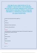 OM 300 EXAM 3 2025 WITH ACTUAL  CORRECT QUESTIONS AND VERIFIED  DETAILED ANSWERS &vert;FREQUENTLY TESTED  QUESTIONS AND SOLUTIONS &vert;ALREADY  GRADED A&plus;&vert; NEWEST&excl;&excl;&vert;LATEST UPDATE  &vert;GUARANTEED PASS