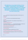 OM 300 FINAL EXAM 2025 WITH ACTUAL  CORRECT QUESTIONS AND VERIFIED  DETAILED ANSWERS &vert;FREQUENTLY TESTED  QUESTIONS AND SOLUTIONS &vert;ALREADY  GRADED A&plus;&vert; NEWEST&excl;&excl;&vert;LATEST UPDATE  &vert;GUARANTEED PASS 