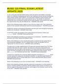 BUSG 115 FINAL EXAM LATEST UPDATE 2025