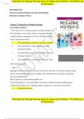 TEST BANK For Wong&rsquo;s Essentials of Pediatric Nursing&comma; 11th Edition by Marilyn Hockenberry&comma; Cheryl Rodgers&comma; Verified Chapters 1 - 31&comma; Complete