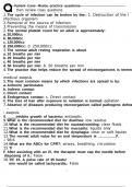 Patient Care- Mosby practice questions- then review class questions