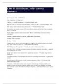 LSU IE 1002 Exam 1 with correct answers