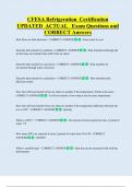 CFESA   Bundled Exam Questions WITH  CORRECT Answers