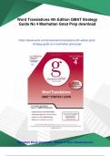 Word Translations 4th Edition GMAT Strategy Guide No 4 Manhattan Gmat Prep - Instant Download
