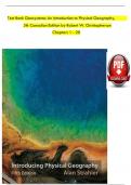 Test Bank Geosystems&colon; An Introduction to Physical Geography&comma; 5th Canadian Edition by Robert W&period; Christopherson Chapters 1 - 20&vert;2025 A&plus;