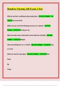 Hondros Nursing 160 Exam 2 Test Questions&comma; Answers & Winning Strategies
