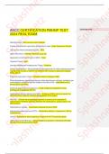 ANCC CERTIFICATION PMHNP TEST  2024 REAL EXAM
