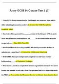 Army GCSS S4 Course Test 1 &lpar;1&rpar;