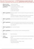Maryville Pharmacology Exam 1 COMPREHENSIVE QUESTIONS AND VERIFIED ANSWERS &lpar;DETAILED & ELABORATED&rpar; ACTUAL EXAM 2025 TEST 100&percnt; SOLVED 2025&excl;&excl;