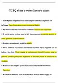 TCEQ class c water license exam
