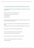 ECCC nursing test 1 with 100&percnt; Correct Answers &vert; Verified &vert;Latest version 2025