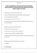 KANSAS COMMERCIAL PESTICIDE APPLICATOR &lpar;GENERAL&rpar; EXAM COMPLETE 200 QUESTIONS AND VERIFIED SOLUTIONS LATEST UPDATE THIS YEAR