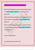 RCIS CCI 111 Exam Test Questions With Correct Complete Solutions &vert; Rated A&plus;