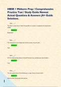 HBSE 1 Midterm Prep &sol; Comprehensive Practice Test &sol; Study Guide Newest Actual Questions & Answers &lpar;A&plus; Guide Solutions&period;         Quiz&lowbar;&lowbar;&lowbar;&lowbar;&quest; The step in social work in which the problem or situation is analyzed and interpreted is called&quest; -             Answer 
