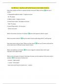 Bio 340 Exam 1 - Questions with Verified Answers&vert; Latest Update Graded A&plus; 