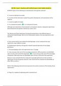 BIO 340 - Exam 3 - Questions with Verified Answers&vert; Latest Update Graded A&plus; 