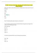 BIO 340 - Final Exam Study Guide - Questions with Verified Answers&vert; Latest  Update Graded A&plus; 