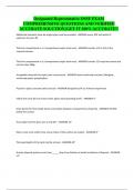 Designated Representative OSSF EXAM COMPREHENSIVE QUESTIONS AND VERIFIED ACCURATE SOLUTION &vert;GET IT 100&percnt; ACCURATE&excl;&excl;