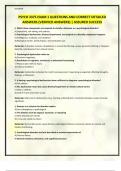 PSYCH 3375 EXAM 1 QUESTIONS AND CORRECT DETAILED ANSWERS &lpar;VERIFIED ANSWERS&rpar; &vert; ASSURED SUCCESS