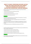 NURS 172&colon; EXAM 3 QUESTIONS 2025&sol;2026 &lpar;ACTUAL EXAM&rpar; TEST BANK QUESTIONS AND CORRECT DETAILED ANSWERS WITH RATIONALES - DISTINCTION GUARANTEED &lpar;VERIFIED ANSWERS&rpar;