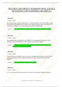 WALDEN UNIVERSITY NURS6650 FINAL EXAM 2 QUESTIONS AND ANSWERS &lpar;GRADED A&plus;&rpar;&period;