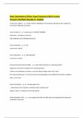 Basic Dysrhythmia-Relias Exam&vert;Questions With Correct Answers&vert;Verified&vert;Already A&plus; Graded