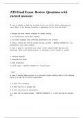 AIT EXAMS WITH CORRECT ANSWERS PACKAGE DEAL