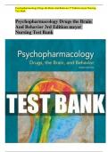 Psychopharmacology Drugs the Brain And Behavior 3 rd Edition meyer Nursing  Test Bank
