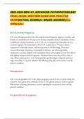 2025-2026 MSN 611 ADVANCED PATHOPHYSIOLOGY FINAL EXAM&comma; MIDTERM EXAM AND PRACTICE EXAM&vert;ACTUAL EXAMS&vert;A&plus;GRADE ASSURED&vert;ALL 430Qs&As&vert;