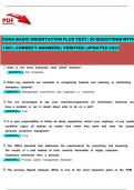 OSHA Basic Orientation Plus Test&lowbar; Part and Part 2&lowbar; &lpar;50 Questions with 100&percnt; Correct Answers&rpar;