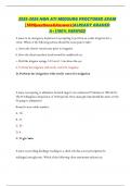 2025-2026 NGN ATI MEDSURG PROCTORED EXAM &vert;100Questions&Answers&vert;ALREADY GRADED A&plus;&vert;100&percnt; VERIFIED