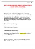 D076 OA EXAM 2025 BRAND NEW ACTUAL  EXAM WITH ANSWERS&period;