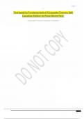 Test bank for Fundamentals of Corporate Finance 10th Canadian Edition by Ross Westerfield&period;