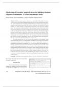 Evidence-Based Practice Project&colon;  Finding the Evidence