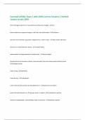 Essential Cell Bio- Exam 1 with 100&percnt; Correct Answers &vert; Verified &vert;Latest version 2025