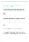 Essential Cell Biology &lpar;Ch&period; 1-4&rpar; Exam with 100&percnt; Correct Answers &vert; Verified &vert;Latest version 2025