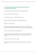 Essential Cell Biology 4th Edition with 100&percnt; Correct Answers &vert; Verified &vert;Latest version 2025