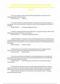WALDEN UNIVERSITY NURS 6521 FINALS ADVANCED PHARMACOLOGY Exam Elaborations Questions with Answers Graded A