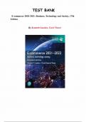E-commerce 2021&ndash;2022&colon; business&period; technology&period; society&period;&comma; Global Edition &lpar;17th Edition&comma; by Kenneth Laudon&rpar; - Complete Test Bank