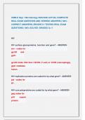 USMLE Step 1 Microbiology 2025&sol;2026 ACTUAL COMPLETE   REAL EXAM QUESTIONS AND VERIFIED ANSWERS &lpar;100&percnt;  CORRECT ANSWERS&rpar; &vert;RECENTLY TESTING REAL EXAM  QUESTIONS&vert; 100&percnt; SOLVED &sol;GRADED A&plus; &excl;&excl; 