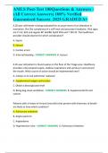 AMLS Post-Test &ndash; 100 Questions & 100&percnt; Verified Correct Answers &vert; 2025 Edition &vert; Graded A&plus;