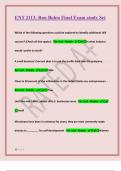 ENT 2113- Ron Bolen Final Exam study Set Ace Your Test with Premium Q&A