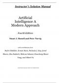 Solution Manual for Artificial Intelligence&colon; A Modern Approach 4th Edition&comma; &lpar;Stuart Russell&comma; 2020&rpar;&comma; All Chapters