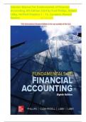 Solution Manual For Fundamentals of Financial Accounting&comma; 8th Edition 2024  2025 by Fred Phillips&comma; Robert Libby&comma; Verified Chapters 1 - 13&comma; Complete Newest Version Guide A&plus;