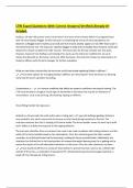 CTRI Exam&vert;Questions With Correct Answers&vert;Verified&vert;Already A&plus; Graded