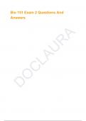 Bio 151 Exam 2 Questions And Answers 