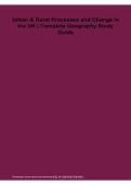  Urban & Rural Processes and Change in the UK Complete Geography Study Guide 2026&sol; 2027