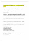 GBA - Exam 3&vert;Questions With Correct Answers&vert;Verified&vert;Already Graded