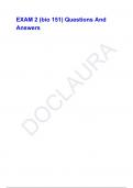 EXAM 2 &lpar;bio 151&rpar; Questions And Answers